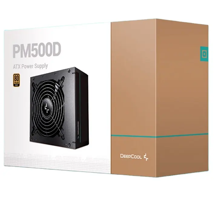 Venta caliente PSU DEEPCOOL PM500D oro PC PSU 500W para escritorio de juegos suministros de energía de conmutación ATX PSU 500W