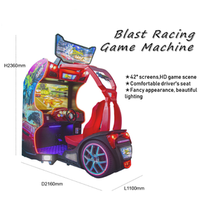 42 Inch LCD Cruisin <strong>Blast</strong> Car Racing Simulator Coin Operated Arcade Simulation Racing Game Machine - Product Image 4