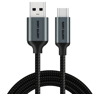 Toptan 60W tip C hızlı kablo naylon örgülü USB 3.0 USB C tipi kablo 3A hızlı şarj android telefon şarj kablosu - Product Image 1