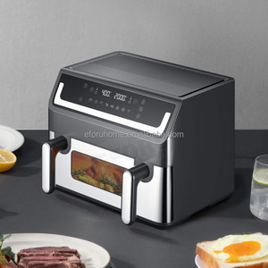 EFORU Smart Digital <strong>Control</strong> Air Fryer Oven Large Capacity <strong>Without</strong> Oil 10L Dual Basket Multi-function Electric Air Fryer - Product Image 5