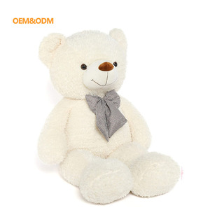 Sıcak satış 80cm 100cm 120cm dolması dev oyuncak ayı kravat yumuşak pamuk peluş oyuncak sevgililer günü hediye - Product Image 6