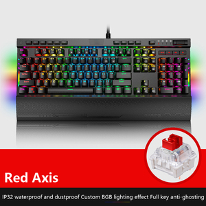 Çalışırken değiştirilebilir mekanik klavye Internet Cafe RGB makro programlama kablolu bilgisayar e-spor oyunu kablolu mekanik klavye