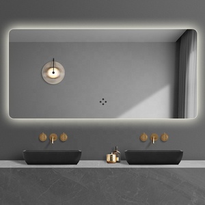 Espejo de baño personalizado, nuevo diseño, desnebulizador iluminado, Led inteligente, proveedor de China - Product Image 2