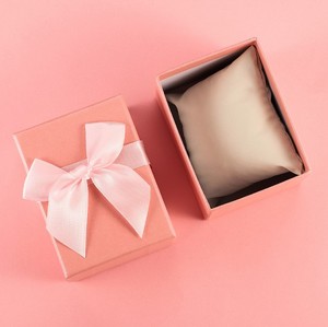 กล่องใส่นาฬิกาสร้อยข้อมือสวยงามกล่องใส่นาฬิกาแบบผูกโบว์ - Product Image 3