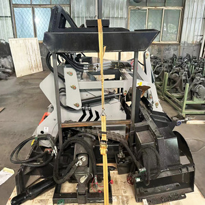 Free Shipping Mini Skid Steer Front <strong>Loader</strong> with EPA Engine Pump Gearbox Bearing &amp; PLC China Multi-Purpose Farms Attachments - Product Image 5