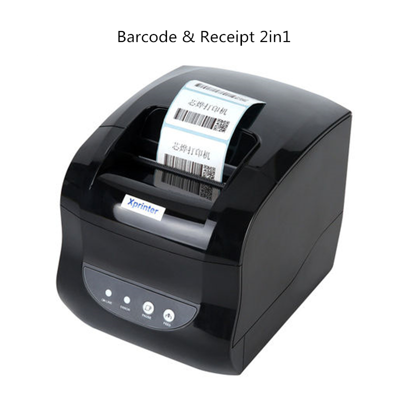 USB XP-365B label & receipt 20-80MM