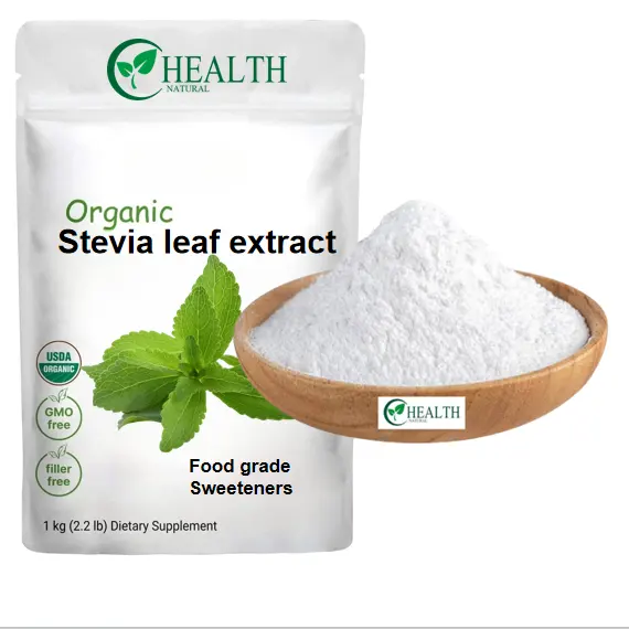 המחיר הטוב ביותר מחיר טבעי stevia עלה תמצית stevioides stevia תמצית אבקת