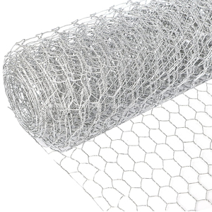 10mm verzinktes PVC-beschichtetes Hühner draht netz Sechseckiges Draht geflecht Zaun rolle Stahl gewebtes Schweißen Stanzen Made China - Product Image 1