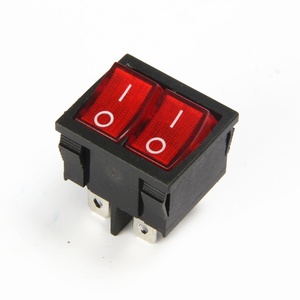 用于保险箱的2路6针红绿色照明灯按钮接线图6针摇臂开关 - Product Image 6