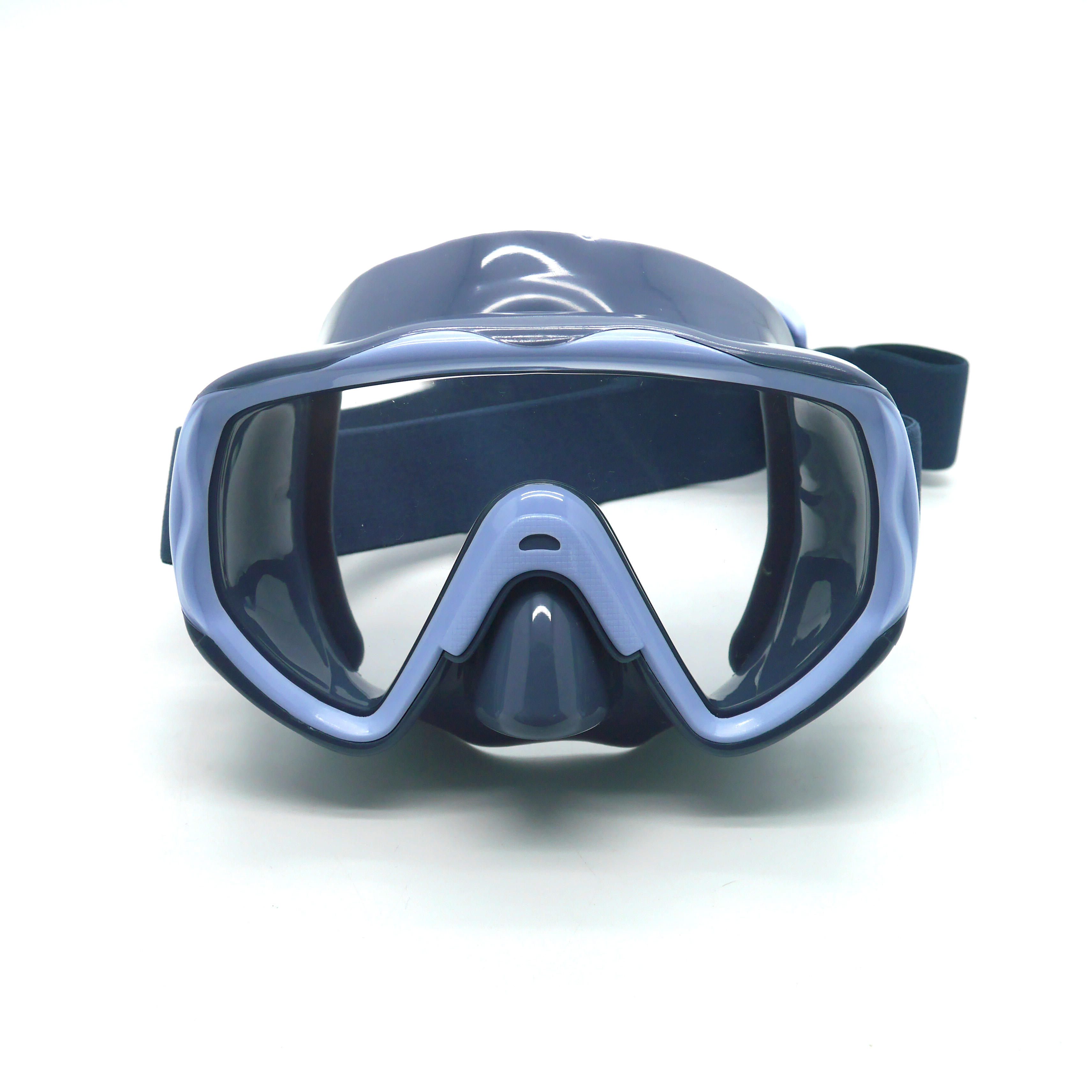 สีดำและสีน้ำเงิน