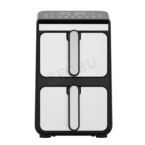 EFORU nuovo design 11L 2 cesto friggitrice ad aria forno con 2 cestelli per frittura indipendenti doppia zona friggitrice digitale