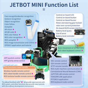 Поставка с завода, стартовый комплект Jetbot Mini Ai Vision Robot Car Ros для Nvidia Jetson Nano 2 ГБ/4 ГБ - Product Image 4
