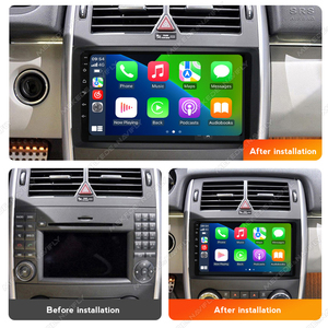 MEKEDE Android 14 Car-play Auto Car Radio FM Navigation 4core <strong>2</strong>+32GB 1024*600 IPS Touch Screen for Benz B200 - Product Image 4