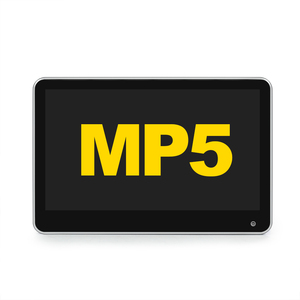 带HDMI输入的11.6英寸头枕电容式触摸屏MP5
