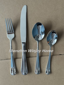 Gương Bạc forge 18/0 không gỉ Thêm Heavyweight dao kéo Flatware Set 16 - Product Image 4