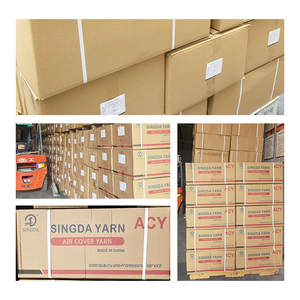 Thiết Kế Mới Dệt Kim Mềm Acy 150d 48f Với 20d Polyester Spandex Shuyuan Acy Không Khí Bao Phủ Sợi Cho Vớ - Product Image 4