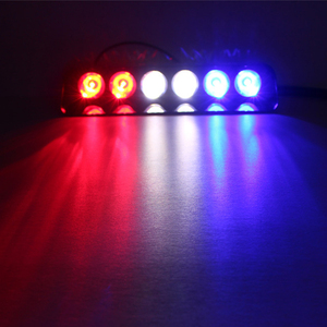 S6 12V Red/蓝光高功率警告闪烁 LED 多功能闪光灯 - Product Image 6