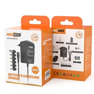 *OUTLET* Universal <strong>DC</strong> <strong>Power</strong> Adapter - Adjustable <strong>Output</strong> 3V to 12V, 30W, MAX 3A - <strong>Input</strong> <strong>AC</strong> 100V-240V with 6 - Product Image 1
