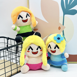 卸売人気OMZぬいぐるみマルチカラー楽しいコンパニオン遊ぶぬいぐるみ笑顔式人形 - Product Image 6