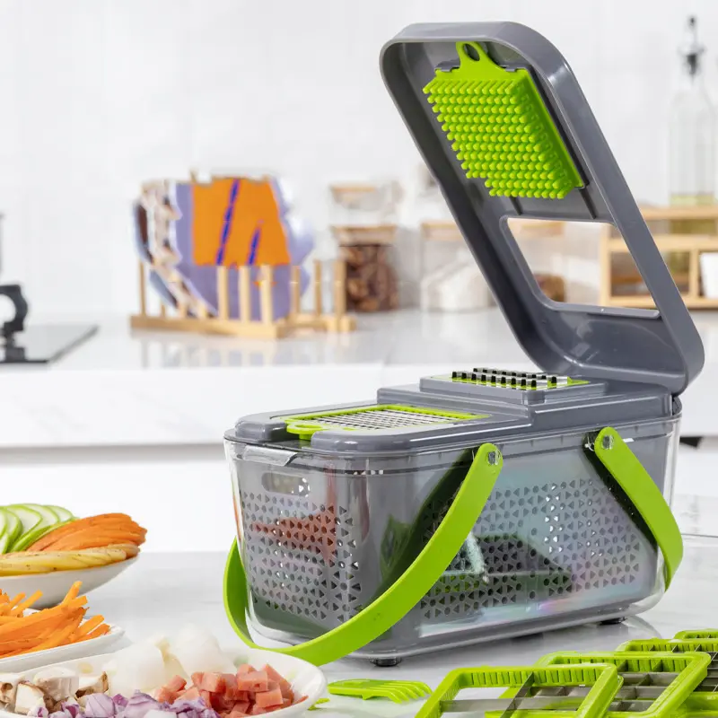 2024 Kitchen Tools 22 in 1 Multi-functional Vegetable Cutter Food Chopper Fruit Slicer Food Cutter