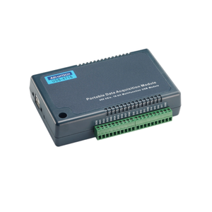 Módulo de control DAQ de adquisición de datos USB industrial multifunción Advantech, 200 kS/s, 16 bits, 16 canales