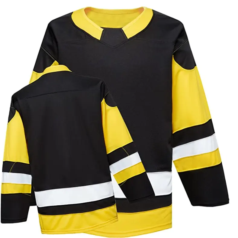 Uniforme de hockey sur glace d'équipe personnalisée, montage par Sublimation, en sergé, sweat-shirt, collection