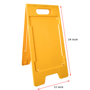 موقف للسيارات طباعة بلاستيكية تحذير الحذر إطار لوحة إشارة توضع على الأرصفة - Product Image 4