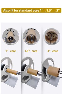 1&quot; - 3&quot;adjustable Core Label Rewinder X6S Label Sticker Rewinder Table Two Way Label <strong>Roll</strong> Rewinder for Industrial Printer