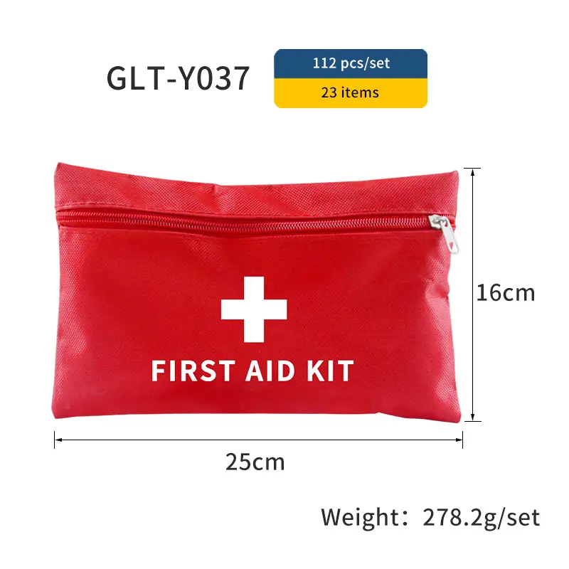 Bolsa de almacenamiento de accesorios de emergencia vacía con logotipo personalizado bolsa de kit de suministros médicos Premium bolsa de botiquín de primeros auxilios básica