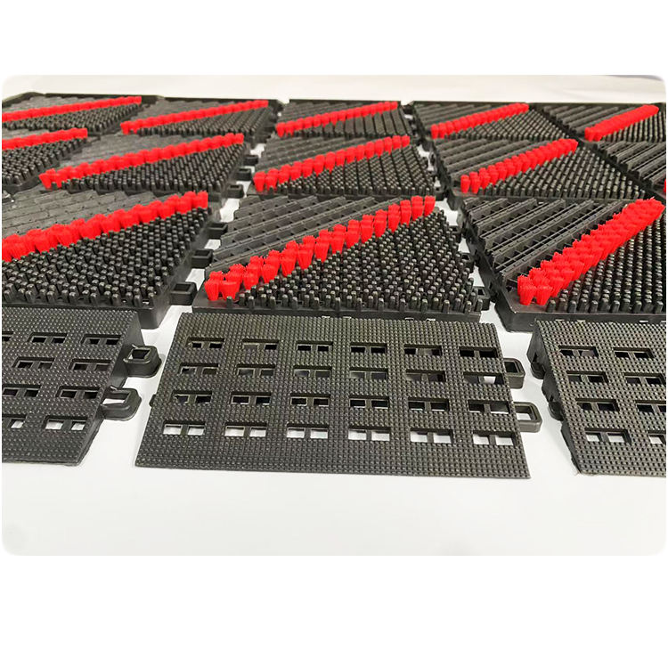 gray+red brush 75cm*150cm*2.5cm