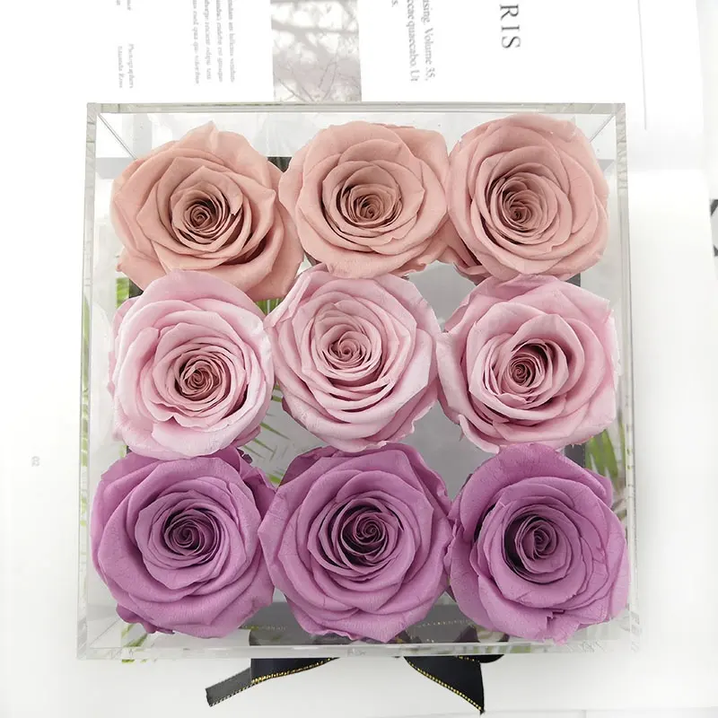 Neue Produkt Ideen 2019 Klar Acryl Box Rose Stabilisiert Für Immer Rose Erhalten Unendlichkeit Rose Acryl Box