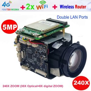 Camhi 4G kablosuz 2X Wifi AP 5MP 240X ZOOM insansı IMX335 4G SIM IP kamera kablosuz destek TF kart - Product Image 2