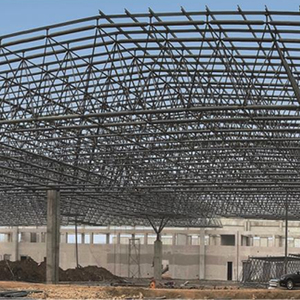 Marco espacial de acero Fabricación Marco de armazón de acero Puente Aeropuerto Almacén Estructura de red - Product Image 1