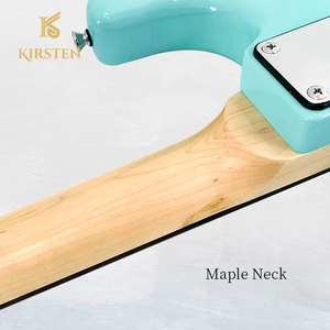 Cao cấp 39 inch màu xanh bạc hà rắn gỗ gụ cơ thể Maple cổ gỗ hồng mộc Fingerboard 6-Strings bóng kết thúc guitar điện - Product Image 3
