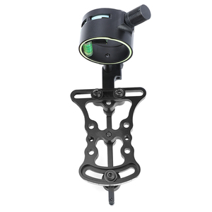 Adjustable Competition Archer Accessories With Tape Lens <strong>Archery</strong> Compound Bow Single Pin Sight Hunting - Product Image 3