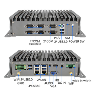 Fanless Industrial Computer Dual LAN Mini PC I7 4500U I5 4200U I3 4030U RS485/232 COM Win10/11 <strong>Linux</strong> <strong>System</strong> <strong>Embedded</strong> PC - Product Image 3