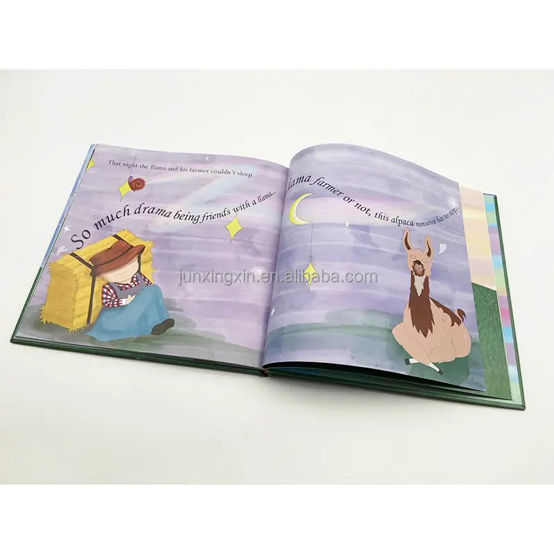 2024 Buch benutzer definierte Drucks ervice Kinder Board Bücher Benutzer definierte Größe Farbe Baby Bild Lesen lernen Hardcover-Buch für Kinder