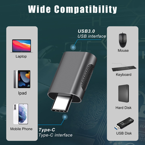 适用于MacBook Pro2021的10gbps USB 3.2 Type-C至USB母适配器OTG - Product Image 5