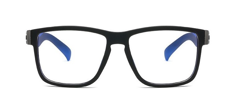 Black +blue temples