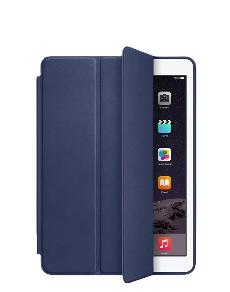 IPad 2 3用レザースマートケースiPad 4 iPad 3用磁気ウェイク & スリープカバー