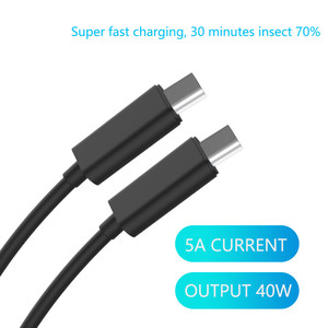 มาใหม่2 In 1 5A 40วัตต์ TYPE-C สายชาร์จสำหรับ PS5 /Xbox ซีรีส์ X/nintendo Swith ควบคุมเกม - Product Image 5