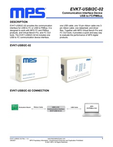EVKT-USBI2C-02 USB a I2C USB a PMBus Debugger MPS masterizzatore/simulazione di programmazione - Product Image 4
