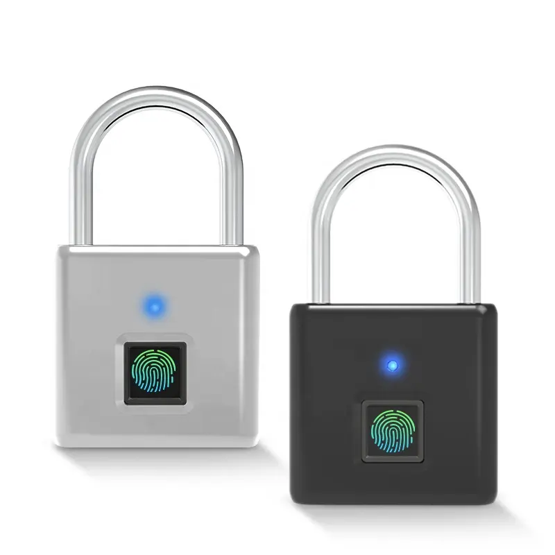 Smart fingerprint outdoor biometric intelligent hotel digital smart lock lucchetti elettronici per bagagli lucchetto intelligente per impronte digitali