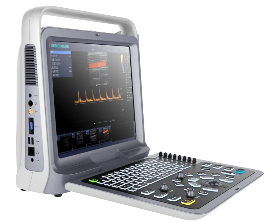Scanner ad ultrasuoni veterinario portatile diagnostico ad ultrasuoni Doppler a colori 4D veterinario per animali