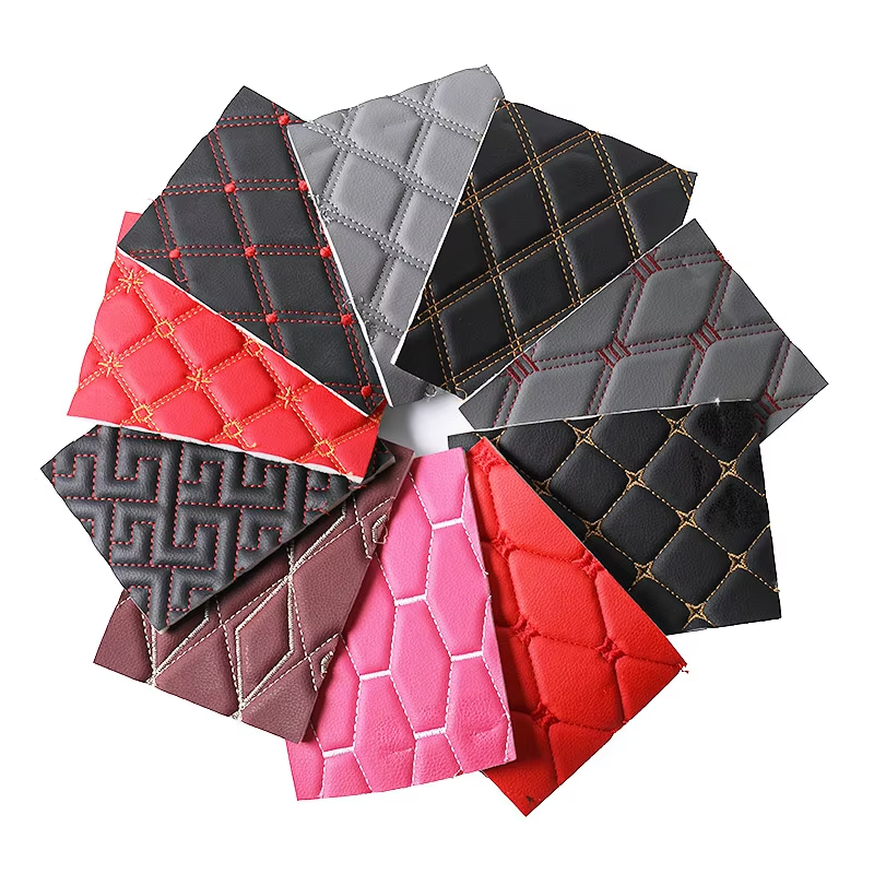 Cuero PVC bordado