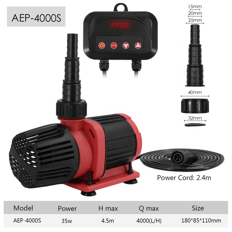 AEP-4000S (35W 4000L/H máx.) Color negro/rojo