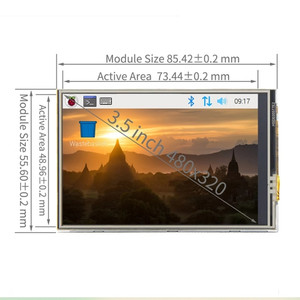 Raspberry Pi 3,5 Zoll tft Touch Screen 320 x 480 GPIO SPI LCD-Display-Module - Product Image 2