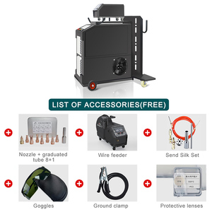 Integrated Handheld Fiber Laser <strong>Welder</strong> 1000w 1500w 2000w 3 in 1 Laser Cleaner <strong>Welder</strong> Cutter 4 in 1 Laser Welding Machine for <strong>SS</strong>