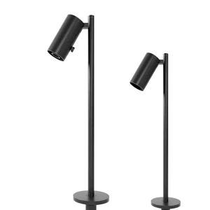 Adjustable 1W 12V LED Spotlight Small Round Showcase <strong>Lighting</strong> for Cabinets Black Switch Power Generation for Residential Use - Product Image 1
