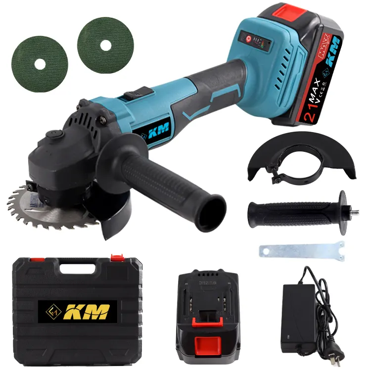 KM Máquina De Corte De Pedra Pequena Elétrica Profissional Energia Elétrica Mini 100mm Angle Grinder